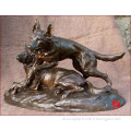 lover bronze animal wolf statue